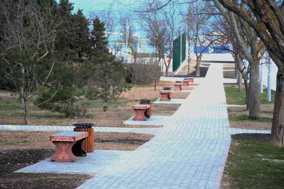 Парк имени Анны Ахматовой в Севастополе 