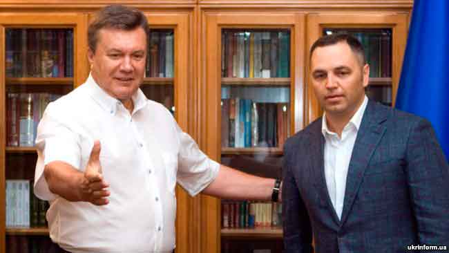 Виктор Янукович и Андрей Портнов