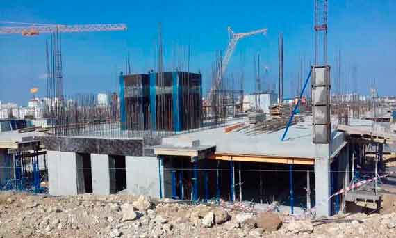 строительство высоток комплекса «Марина-де-люкс»