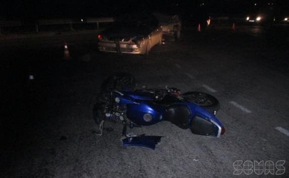 Под мостом в Инкермане разбился мотоциклист