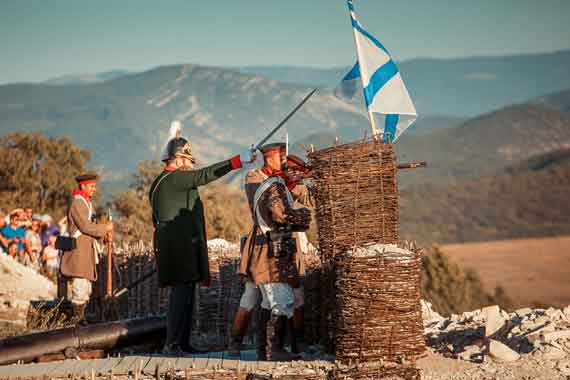 Крымский военно-исторический фестиваль на Федюхиных высотах