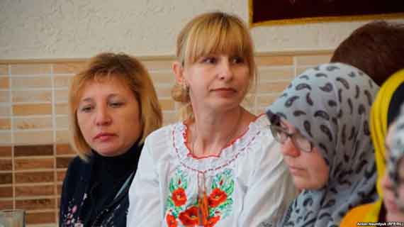 активистка Украинского культурного центра в Симферополе Ольга Павленко