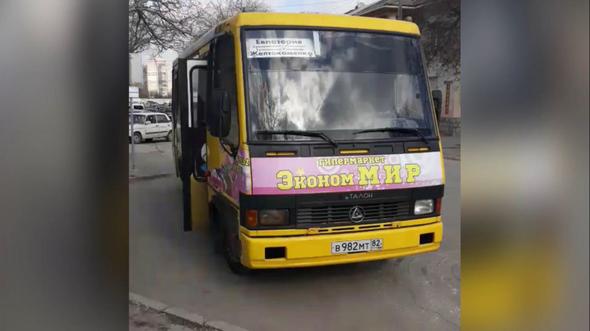 Водитель пассажирского автобуса выехал на маршрут Евпатория – Желтокаменка в состоянии алкогольного опьянения