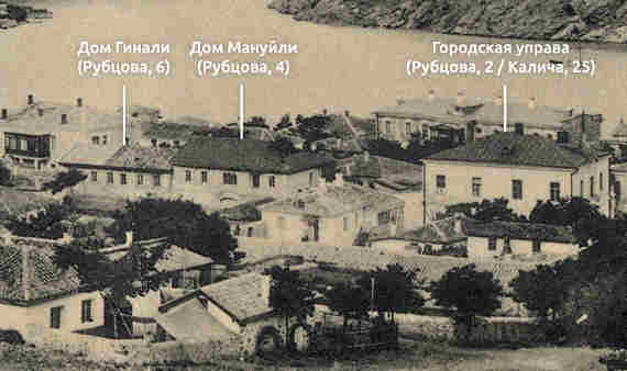 Фрагмент открытки начала 1900-х гг. из альбома «Воспоминание о Крыме»