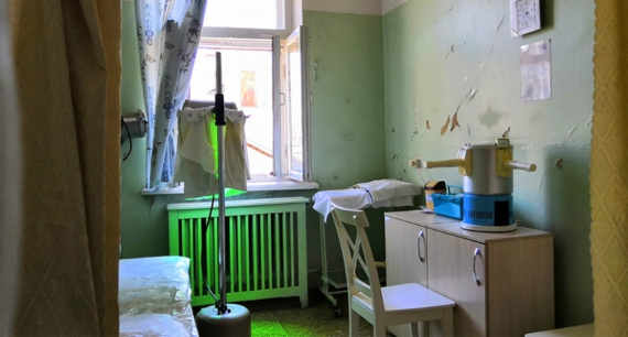 Кабинет физиотерапии в горбольнице №1 Севастополя