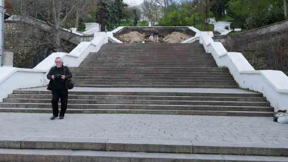 Общественники взволнованы земляными работами на Синопской лестнице.