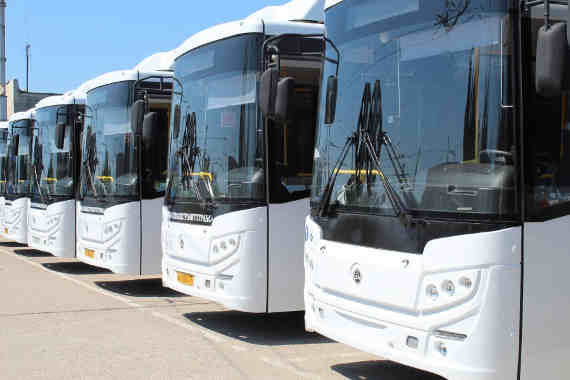 На городские маршрутные линии вышло 20 новых автобусов, приобретенных ГУП «Севэлектроавтотранс им. А.С. Круподерова» по программе некоммерческого лизинга