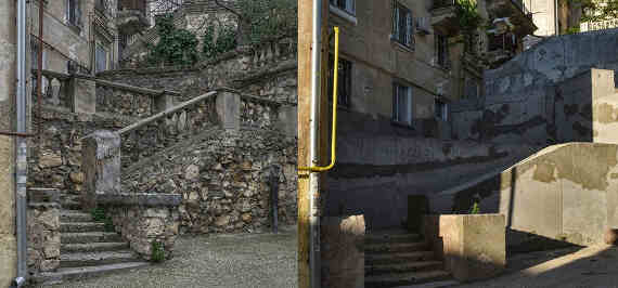 На улицах Севастополя активизировались работы по ремонту и реставрации улиц, лестниц, подпорных стен, фасадов зданий. Однако благое, на первый взгляд, начинание грозит уничтожением аутентичного облика города-героя