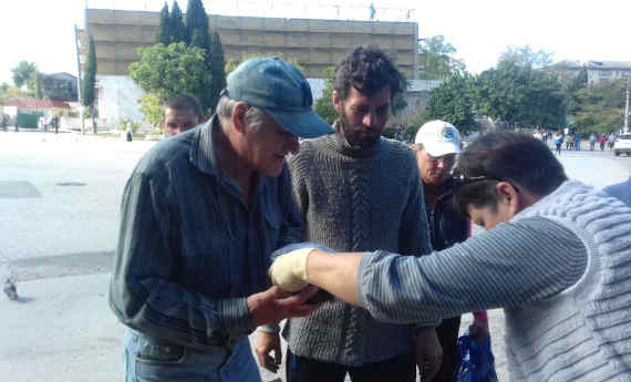 Три пункта централизованного питания волонтеры фонда «Сердце Севастополя» организовали еще в августе