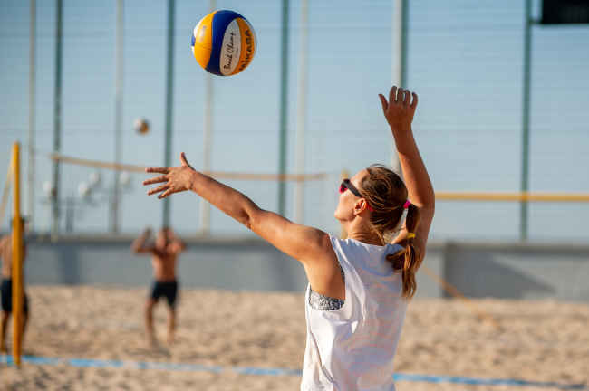 пляжный волейбол среди женщин