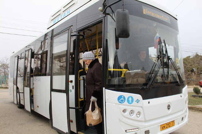 автобус в Балаклаве