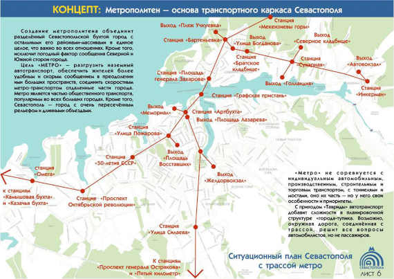 проект метро в Севастпополе 2018 года