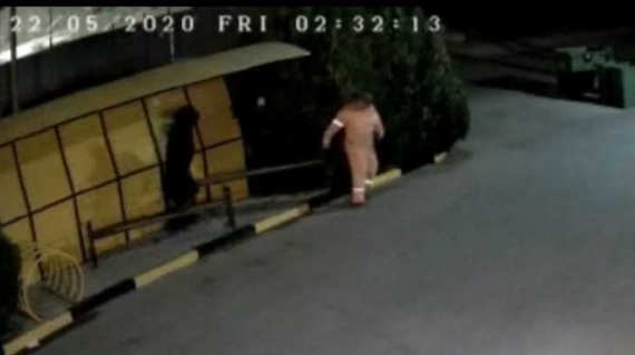 В Севастополе под покровом ночи была похищена лавочка, расположенная у одного из городских фитнес-клубов