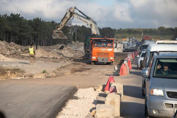 строительство Камышового шоссе в Севастополе