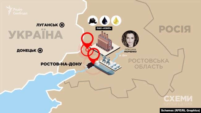 В Ростовской области работает «Новошахтинский завод нефтепродуктов», рядом с ним есть нефтяной терминал