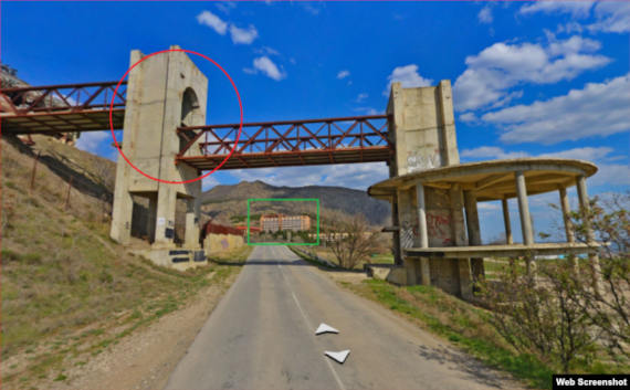 Мост в районе села Морское в Крыму