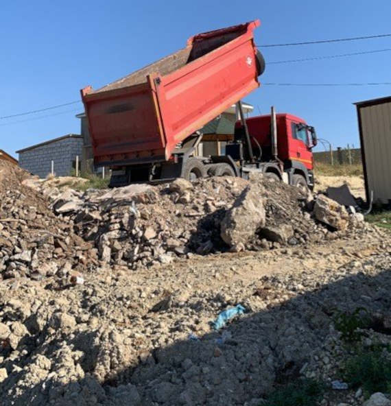 есанкционированный сброс отходов в районе проезда Богданова