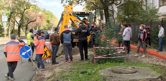 Подрядчик реконструкции улицы Льва Толстого привлёк частное охранное предприятие для защиты от местных жителей