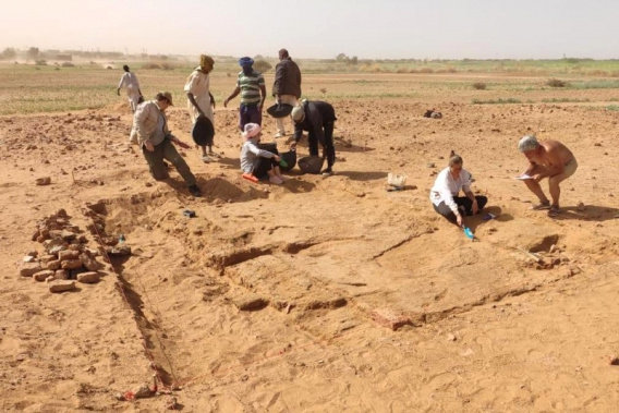 Раскопки в Судане 
