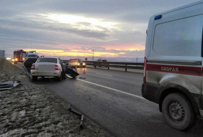  на 166 километре трассы «Таврида» в Белогорском районе произошло дорожно-транспортное происшествие