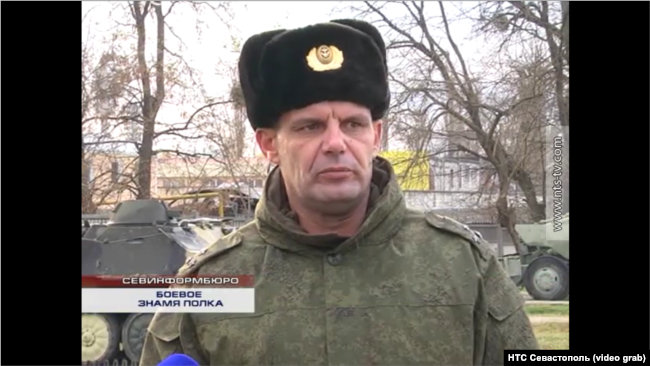 Дмитрий Козаченко, командир 8-го артиллерийского полка береговых войск Черноморского флота России