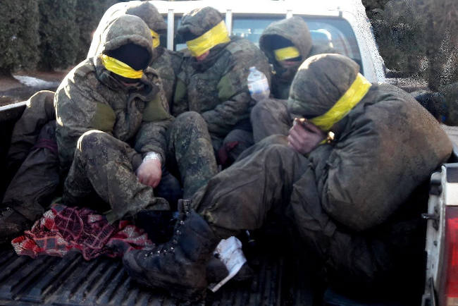 Шесть солдат во главе с майором русской армии сдались в плен территориальной обороне Сребнянской общины Черниговской области