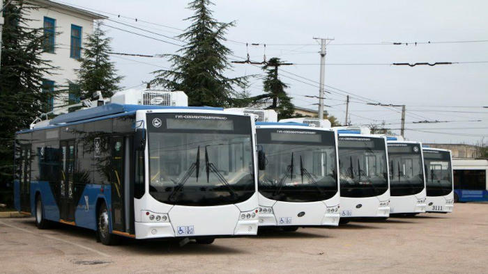 Севастополь в этом году получил сто новых троллейбусов