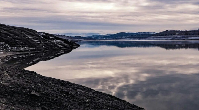 Водохранилище в Крыму