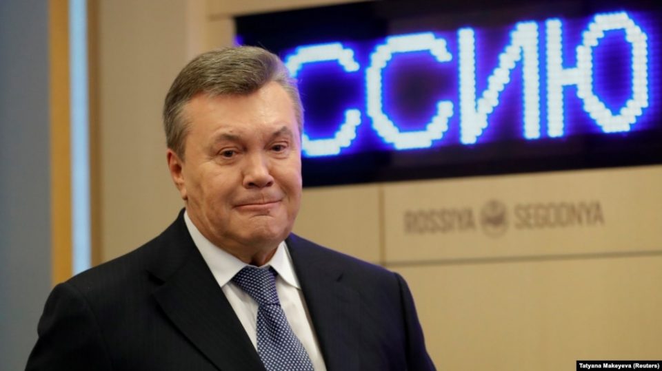 беглый президент Украины Виктор Янукович