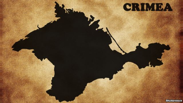 Крым обозначен как несвободный