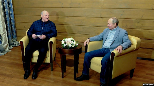 переговоры Лукашенко и Путина