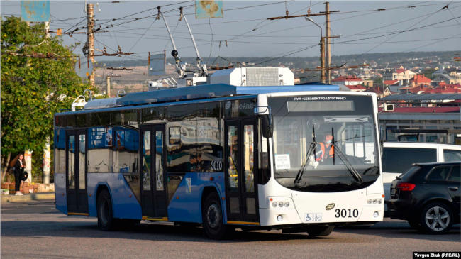 троллейбусный маршрут в Севастополе