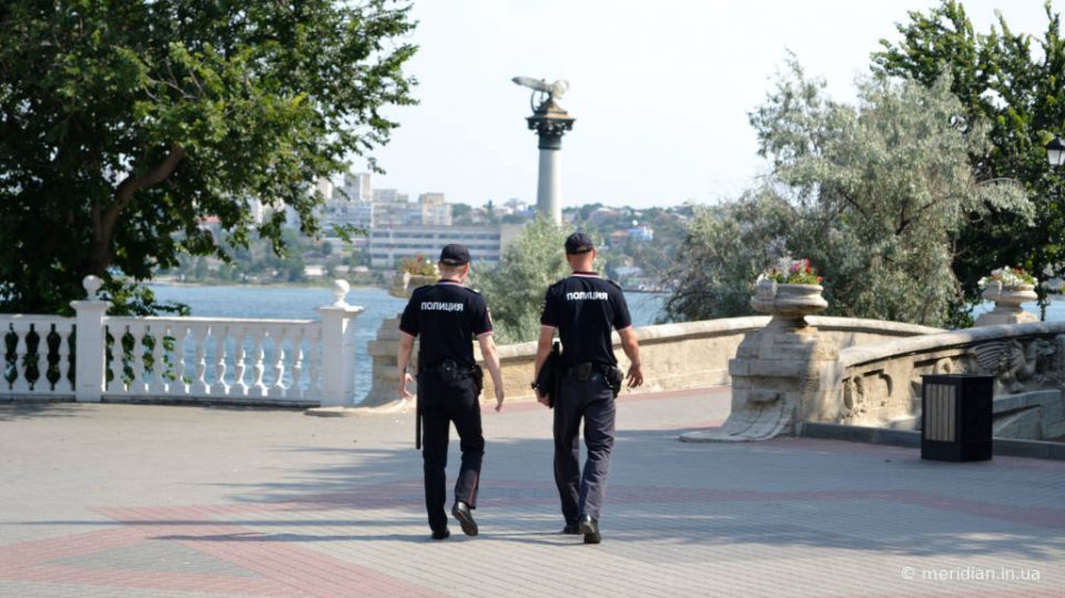 полицейские в Севастополе