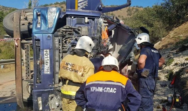 Авария произошла у села Морское на трассе Алушта – Феодосия