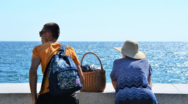 туристы в Крыму
