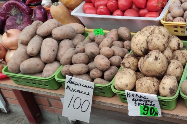 цены на картошку в Крыму