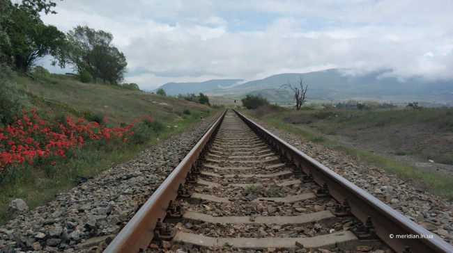 железнодорожные пути в Севастополе