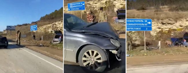 Два легковых автомобиля столкнулись 21 ноября на трассе Севастополь – Бахчисарай