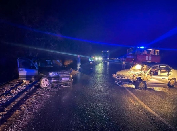 В воскресенье вечером, 28 ноября, произошло ДТП на автодороге между сёлами Черноречье и Терновка