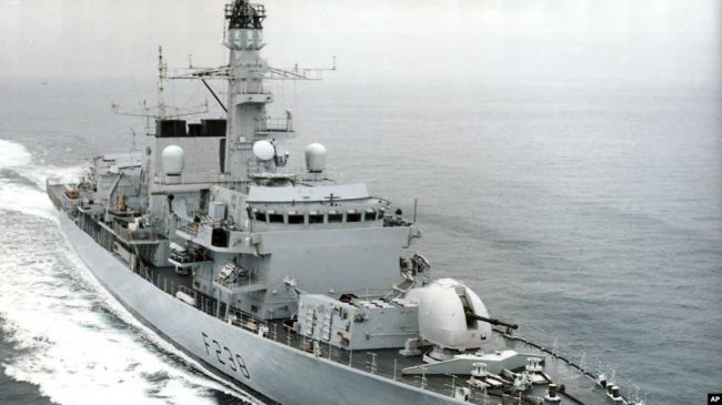 британский военный корабль HMS Northumberland