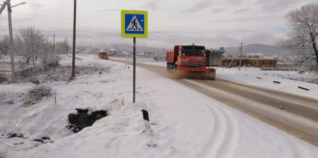 чистка снега в Севастополе