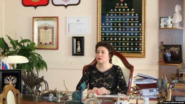 Бывший министр культуры Крыма Арина (Вера) Новосельская