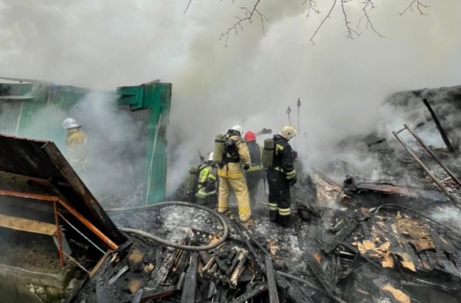 гибель четырех человек на пожаре в Инкермане