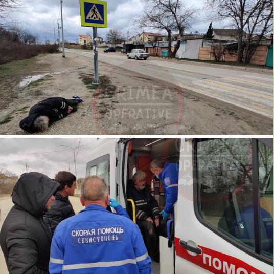 под Севастополем водитель белого Renault Kaptur сбил пожилого человека