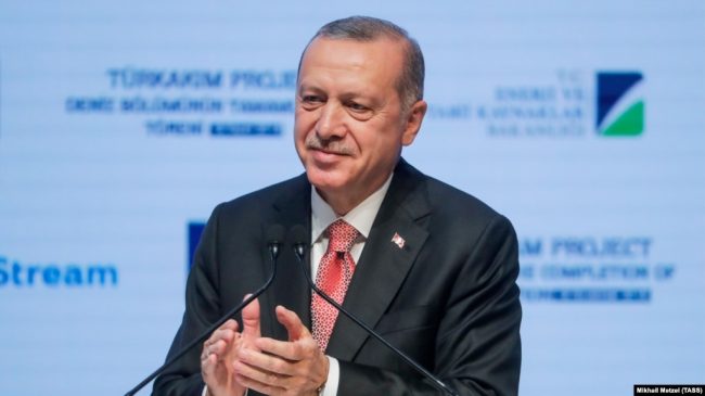 Турецкий лидер Реджеп Тайип Эрдоган