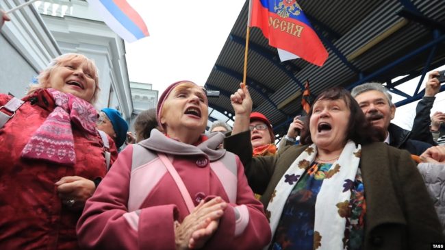 антиукраинские настроения в Крыму