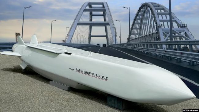 крылатые ракеты Storm Shadow c радиусом действия более 250 километров и Крымский мост